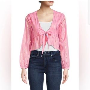 AREA STARS
St. Tropez Front Tie Crop Top